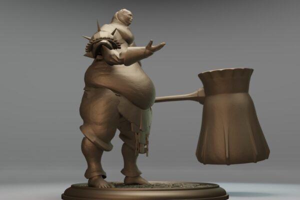 Executioner Smough - darksouls STL 3D PRINTING - Imagen 2